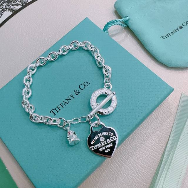 Tiffany bracelet Tiffny&Co. counter exquisite silver version celebrity style re