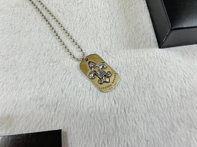 Chrome Herats Chrome Hearts Square Anchor Necklace Length: 60Cm DDD