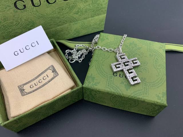 Gucci Gucci Cross Vintage G Necklace Length: 60Cm No.: F0457451 DDD