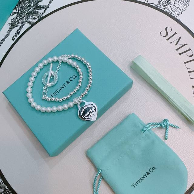 Tiffany bracelet Tiffny&Co. counter exquisite silver version celebrity style re