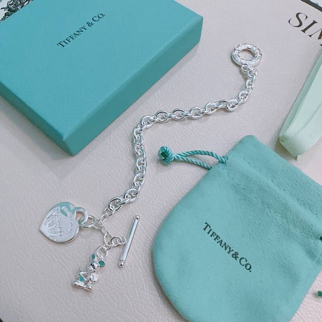 Tiffany bracelet Tiffny&Co. counter exquisite silver version celebrity style re