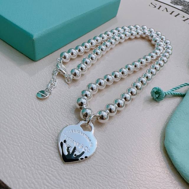 Tiffany necklace Tiffny&Co. counter exquisite silver version celebrity style re