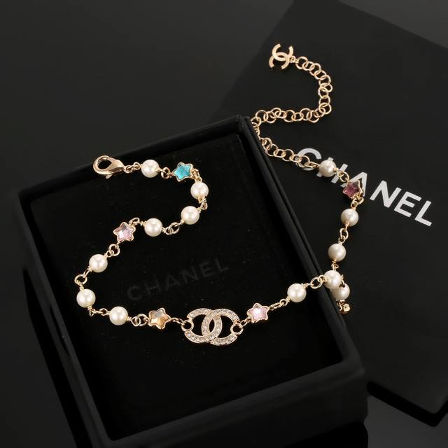 Necklace Chanel Xiaoxiang Double C Pearl Color Diamond Necklace Purchasing Leve