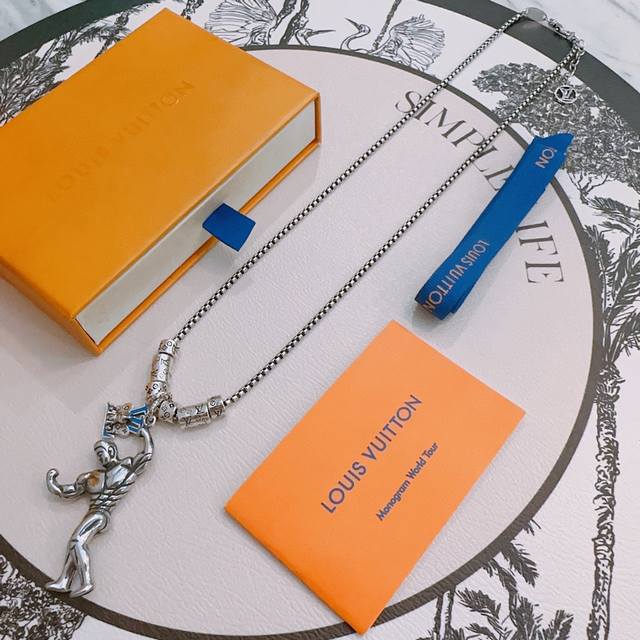 Louis Vuitton Lv necklace original goods, new model from the counter, retro fas