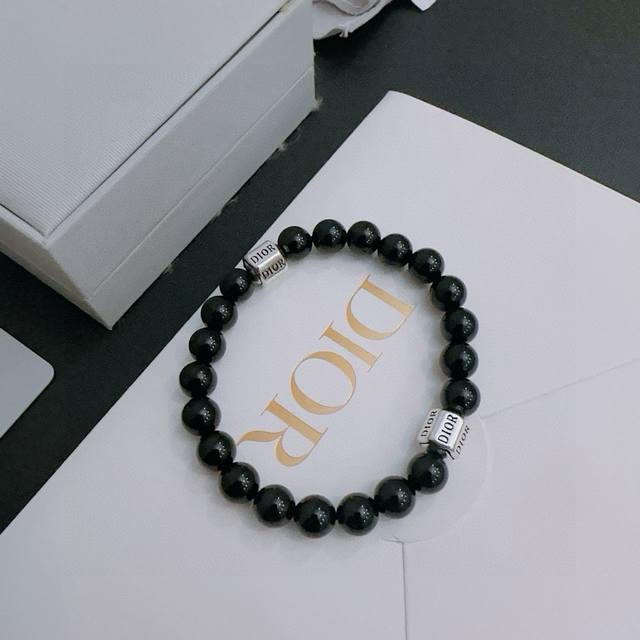 Special counter exquisite version Dior Dior multi-element agate Thai silver styl