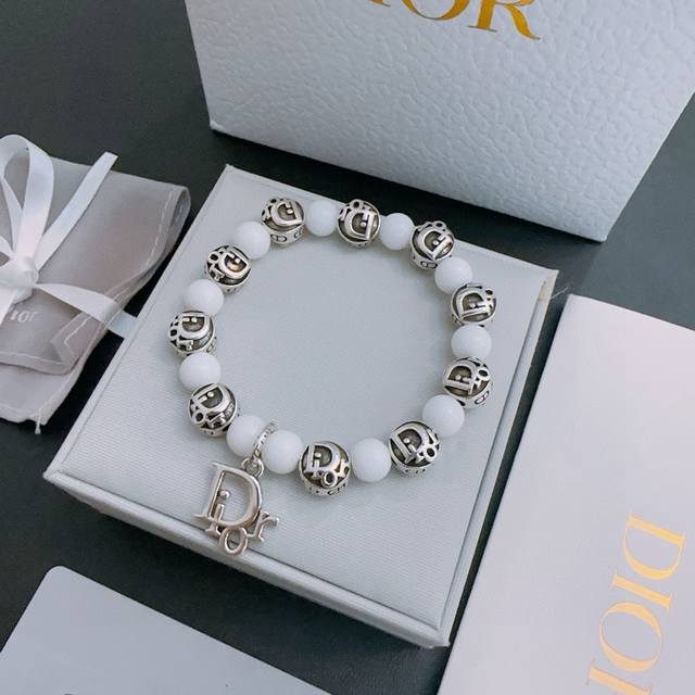 Special counter exquisite version Dior Dior multi-element agate Thai silver styl