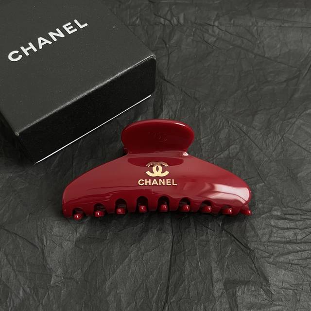 Chanel Chanel second-hand hairpin Super stylish bronze color with classic double