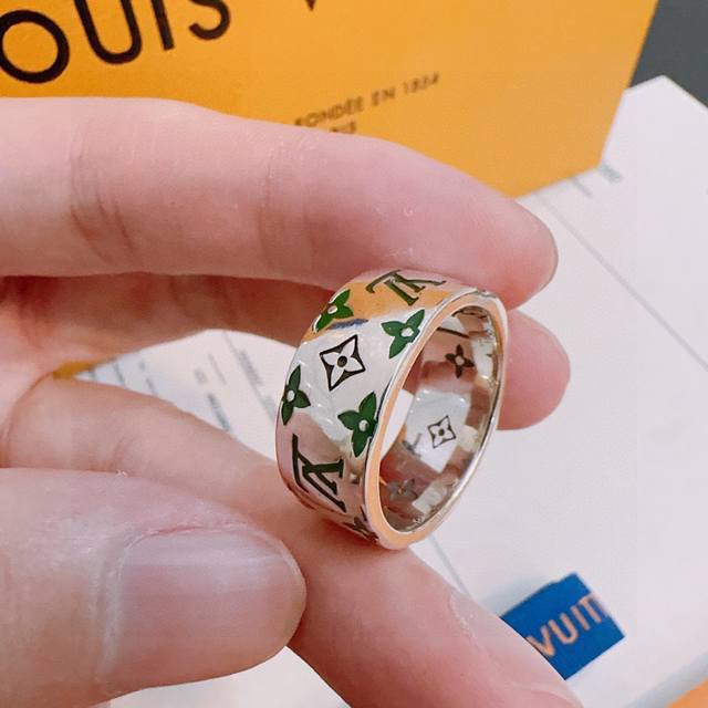High quality Louis Vuitton Lv ring original goods counter new model open mold r