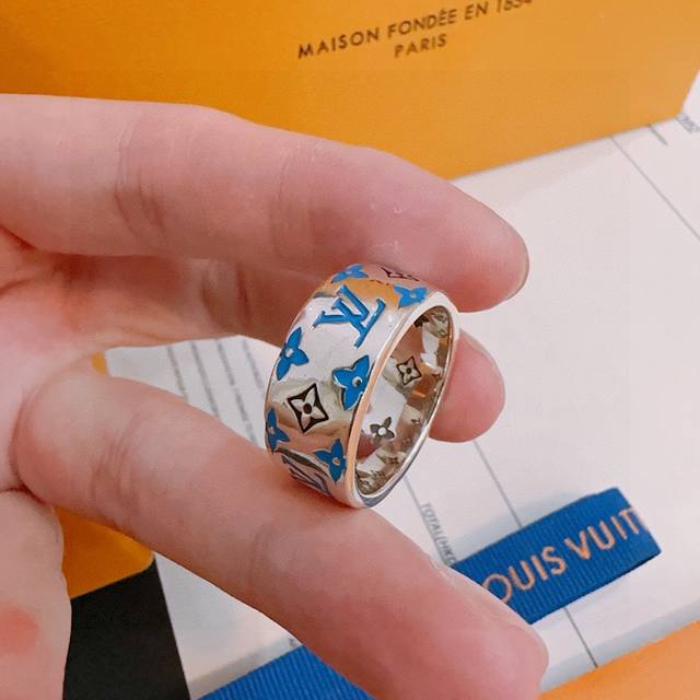 High quality Louis Vuitton Lv ring original goods counter new model open mold r