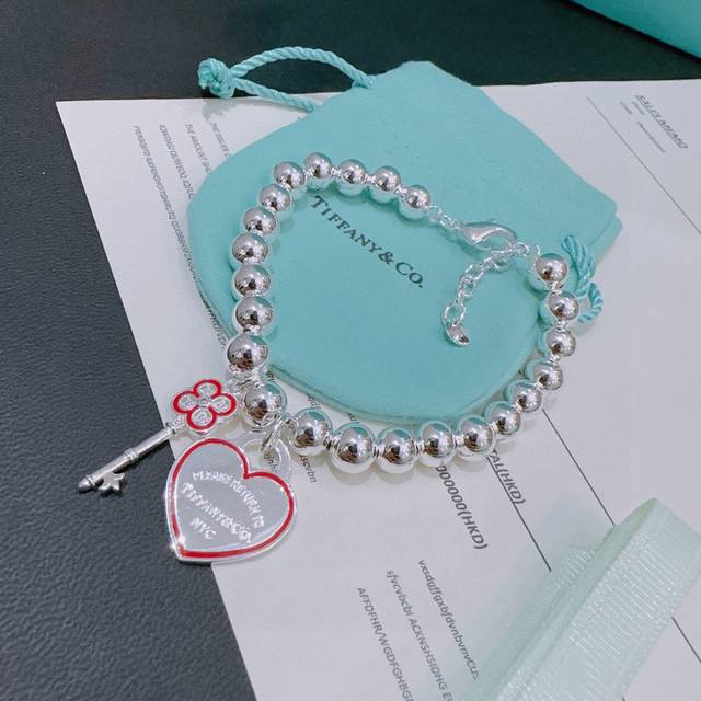 Tiffany Tiffny&Co. counter exquisite silver version bracelet celebrity style re