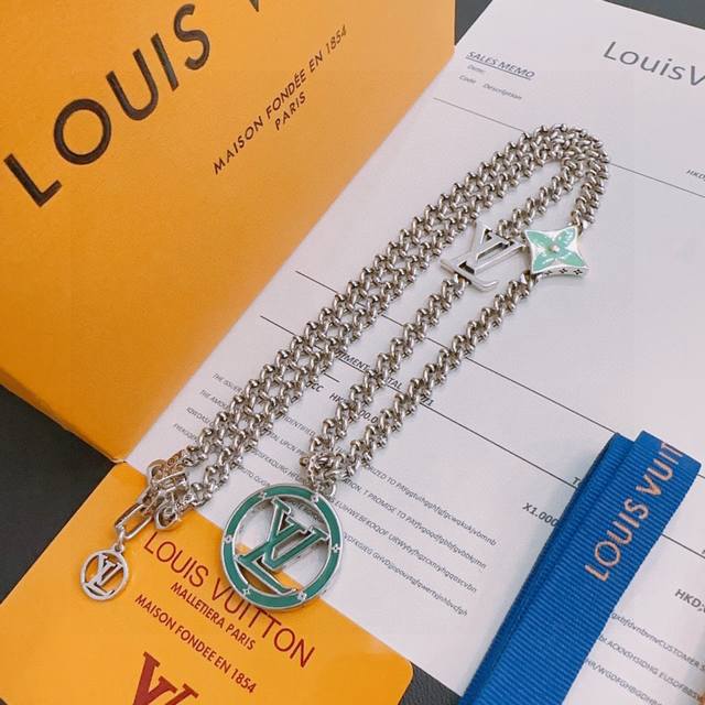 Louis Vuitton Lv necklace original goods, new model from the counter, retro fas