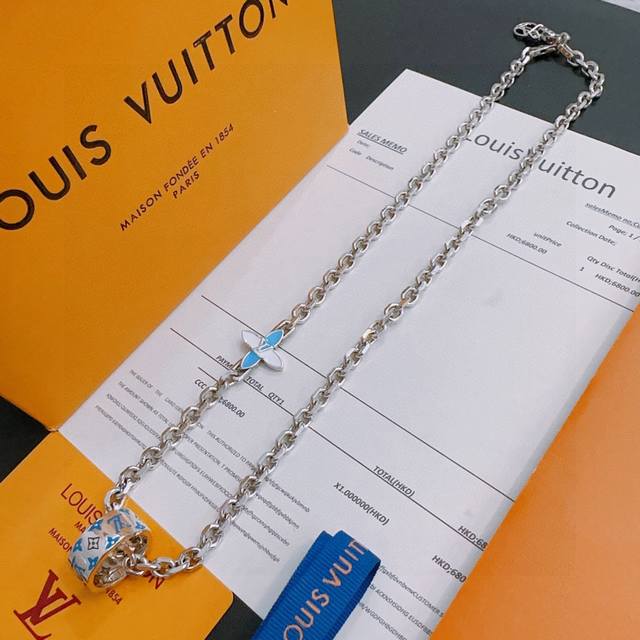 Louis Vuitton Lv necklace original goods, new model from the counter, retro fash