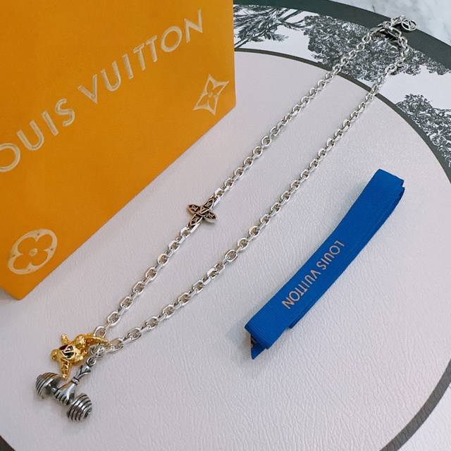 Louis Vuitton Lv necklace original goods, new model from the counter, retro fas