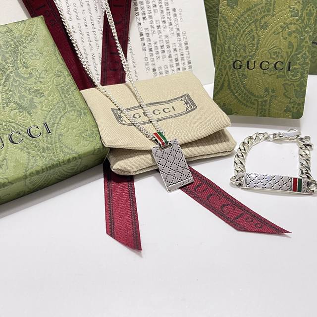 Gucci Linge Square Necklace DDD