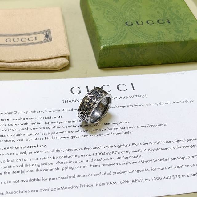 The latest model of Gucci ring, with a higher grade, the same style as the star
