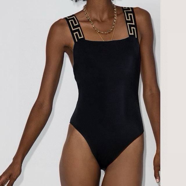 Versace's new one-piece swimsuit is perfect for a variety of occasions. It can b