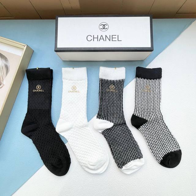 comes with a box of four pairs of Chanel's internet-famous hot-selling items. Th