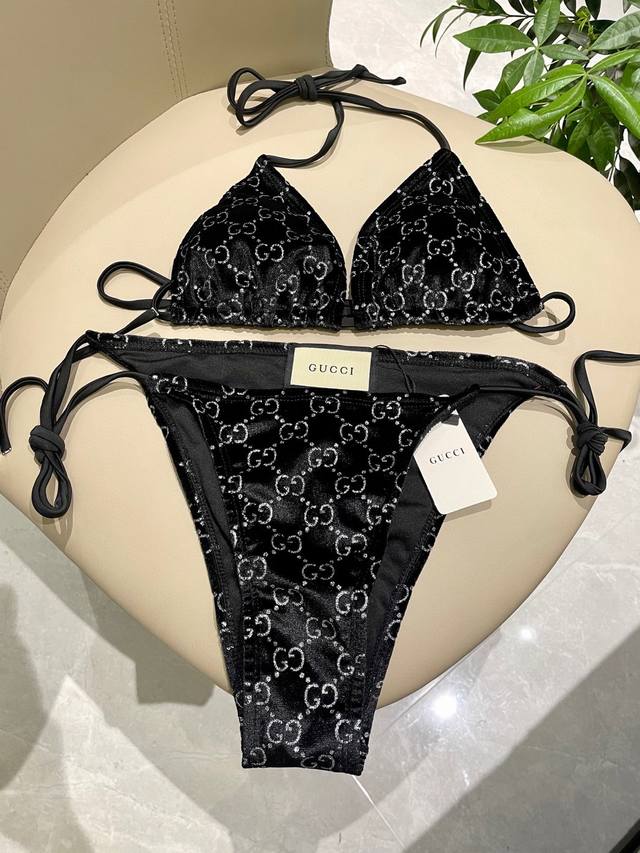 Gucci velvet bikini is a versatile swimsuit perfect for various occasions. It ca