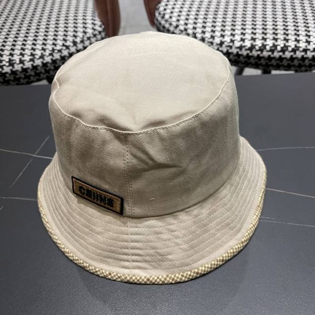Celine 2025 new style fisherman hat, casual and generous, simple and fashionable