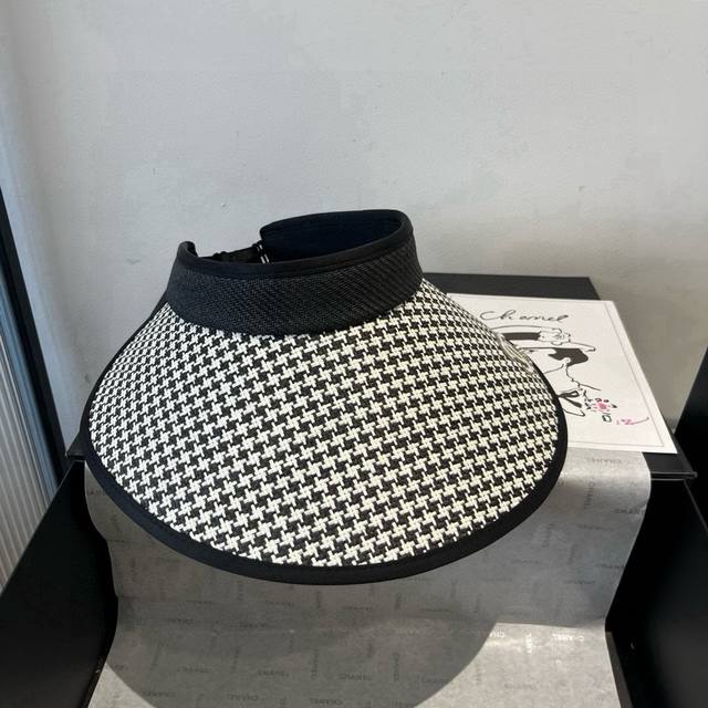 Chanel hollow top sun hat