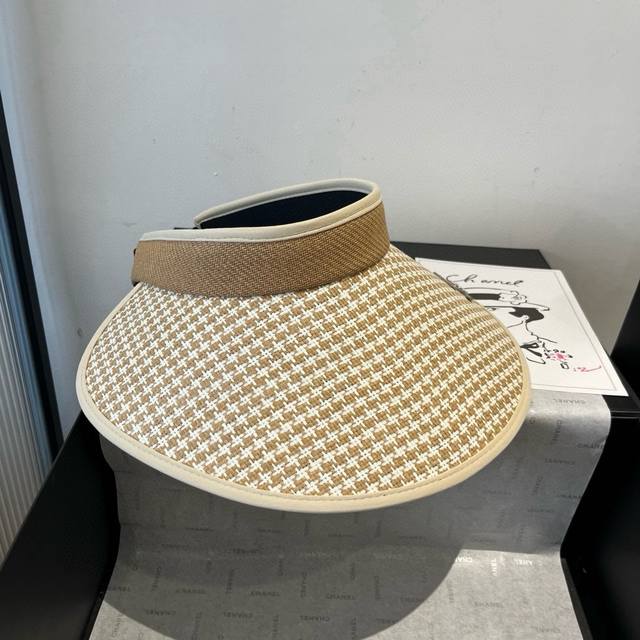 Chanel hollow top sun hat