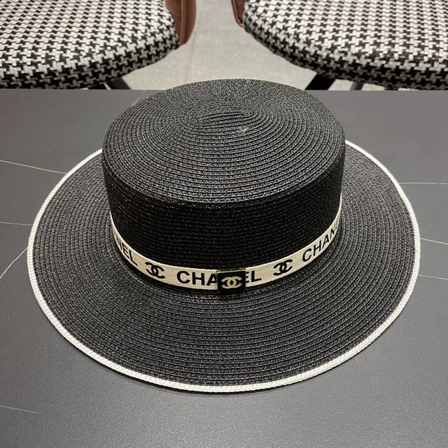 Chanel 2025 new straw hat, high-end customization, celebrity style, details to b