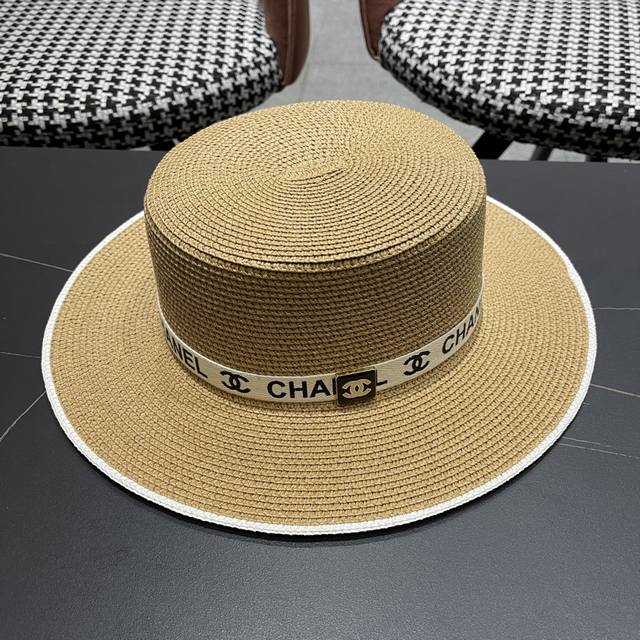 Chanel 2025 new straw hat, high-end customization, celebrity style, details to b