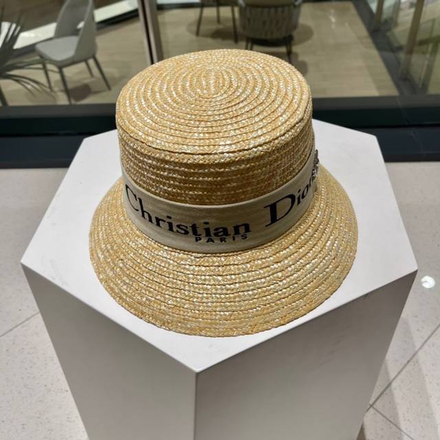 Dior official straw hat, high-density production, a super tasteful straw hat ~ t