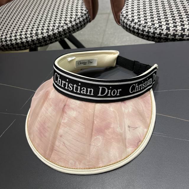 Dior Dior 2025 new Duolan fashion national style hollow top hat women's new larg