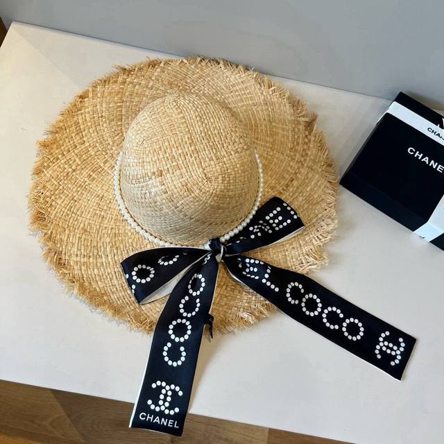 Chanel straw hat