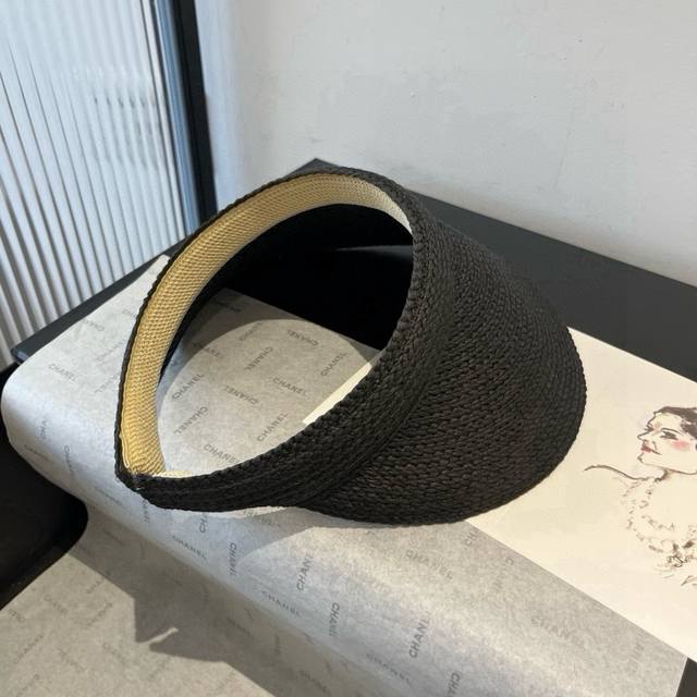 King's new paper straw headband sun hat empty top hat