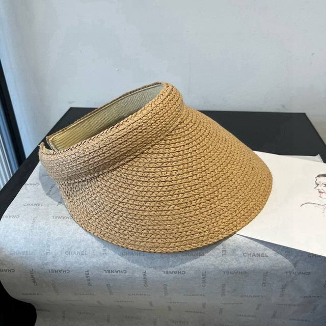 King's new paper straw headband sun hat empty top hat