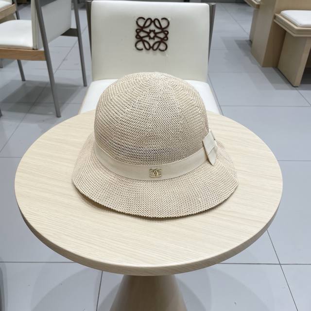 Chanel Chanel sun hat women's 2025 new hat women's spring and autumn small brim