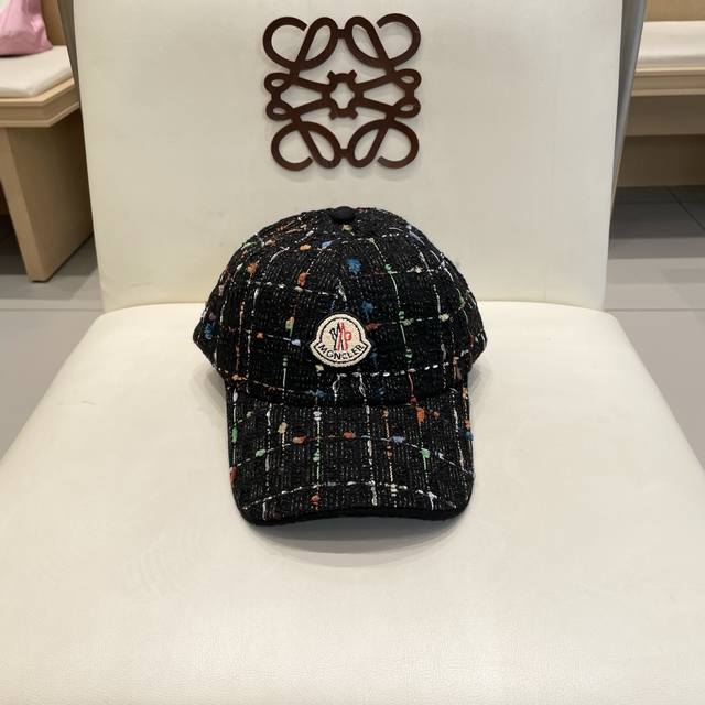 Monceler early autumn new simple grid pattern baseball cap women's mesh breathab