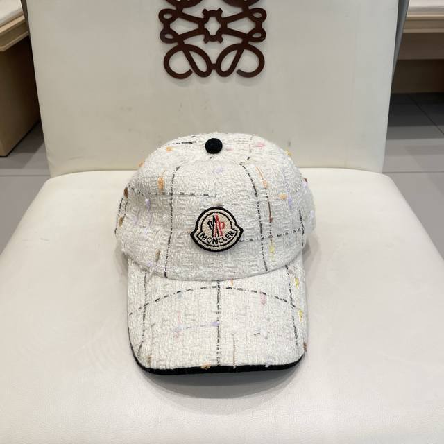 Monceler early autumn new simple grid pattern baseball cap women's mesh breathab