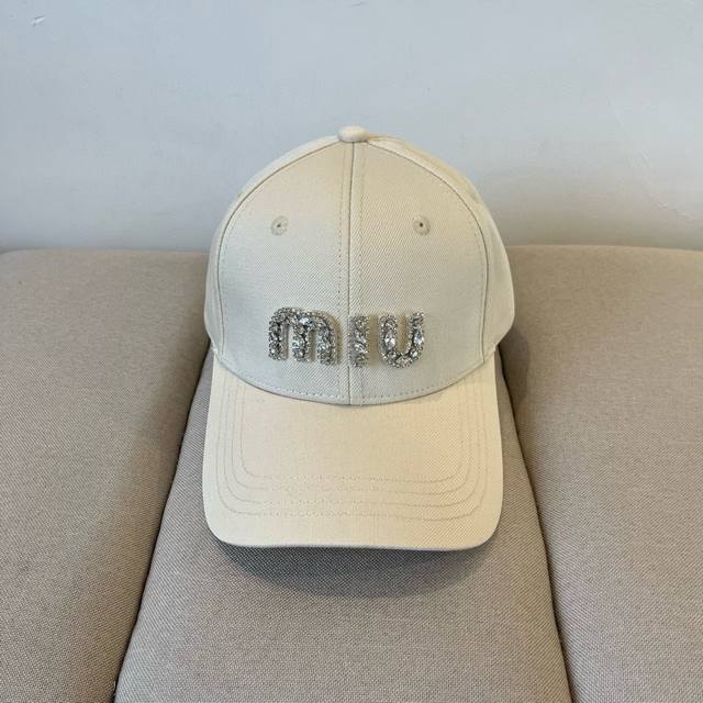 Miumiu original spring and summer new baseball cap, authentic mold customization