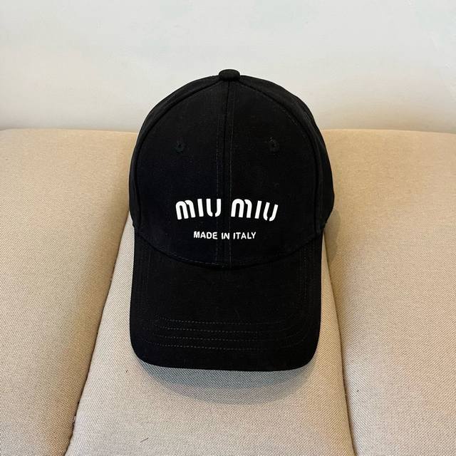 Miumiu original spring and summer new baseball cap, authentic mold customization