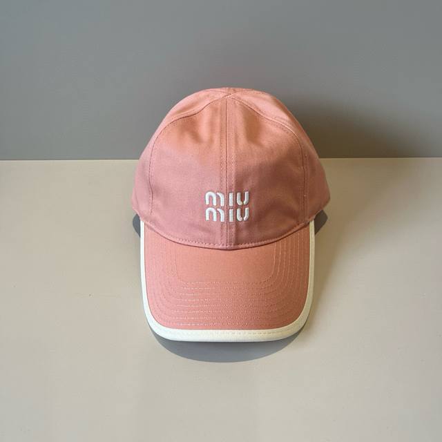 Miumiu original spring and summer new baseball cap, authentic mold customization