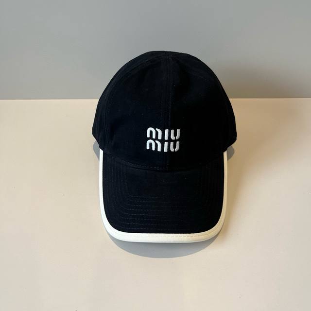Miumiu original spring and summer new baseball cap, authentic mold customization