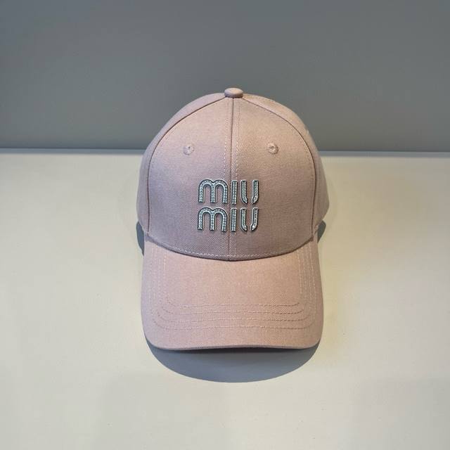 Miumiu original spring and summer new baseball cap, authentic mold customization