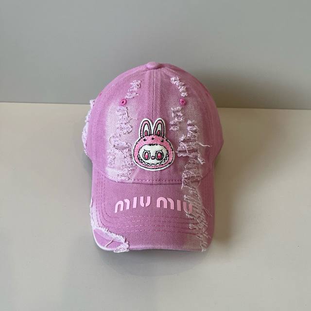 Miumiu original spring and summer new baseball cap, authentic mold customization