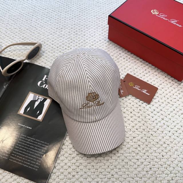 Loro Piana new high-version baseball cap, synchronized with big brands, super ea