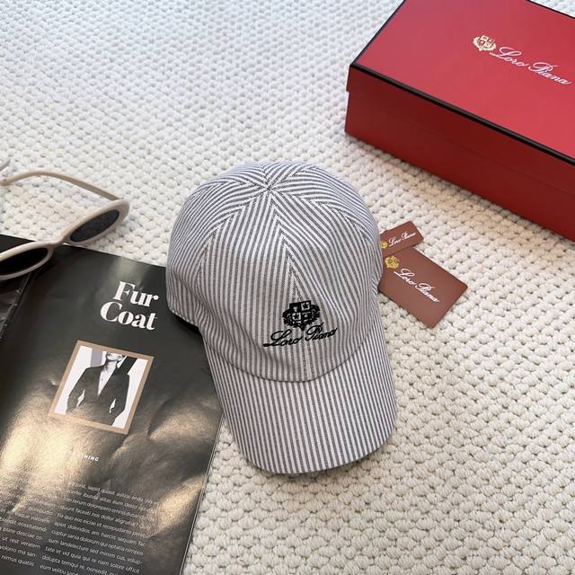 Loro Piana new high-version baseball cap, synchronized with big brands, super ea