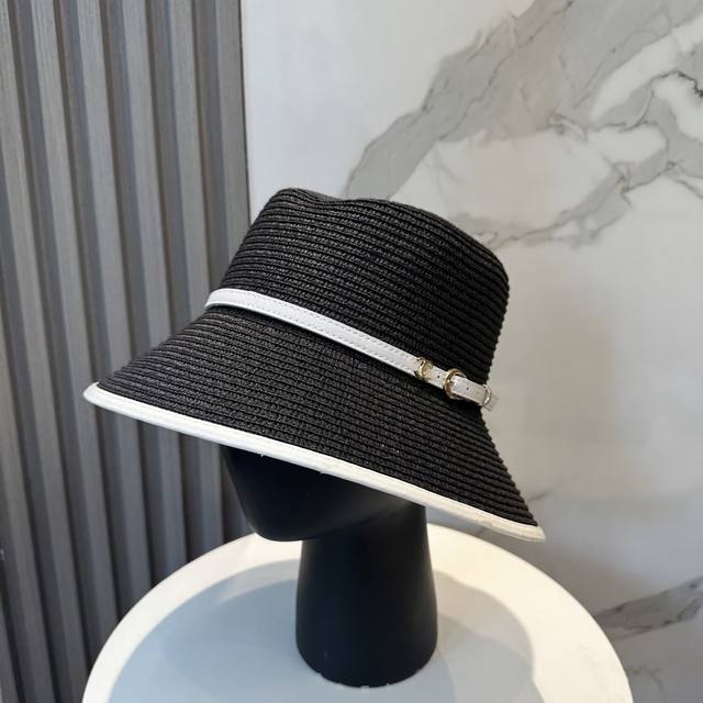 Chanel 2025 new straw hat, high-end customization, celebrity style, details to b