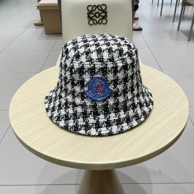 Monceler 2025 new Korean plaid fisherman hat female autumn and winter retro vers