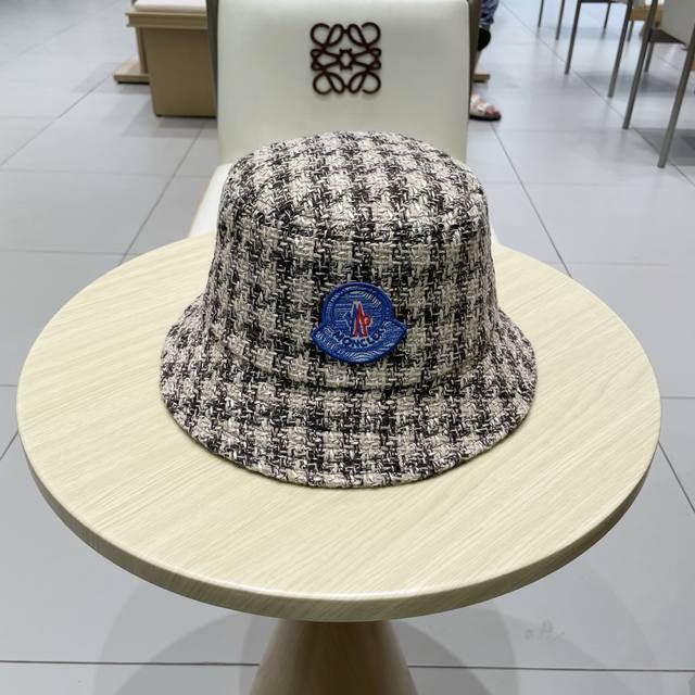 Monceler 2025 new Korean plaid fisherman hat female autumn and winter retro vers