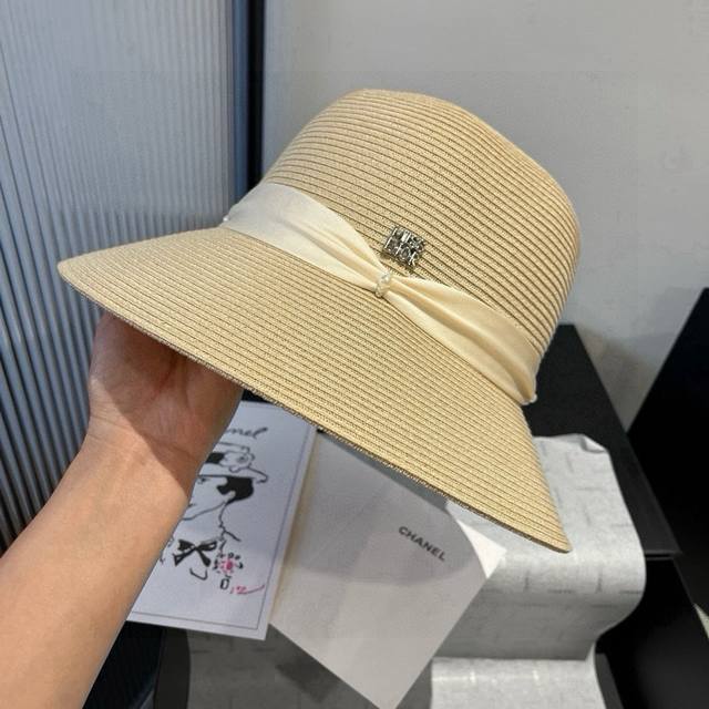 Dior new bucket hat, Pp straw hat, bucket hat, head circumference 57Cm