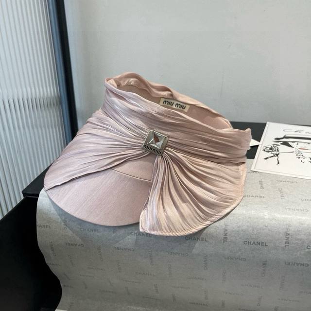 Miumiu new silk headband, bow sun hat