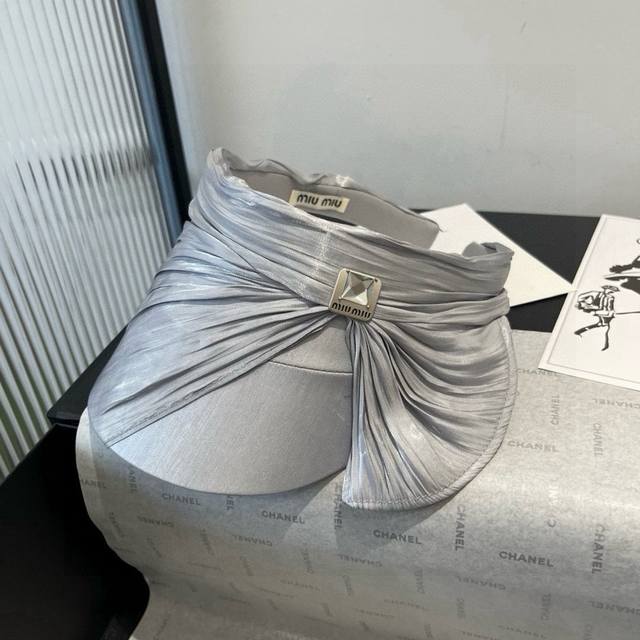 Miumiu new silk headband, bow sun hat