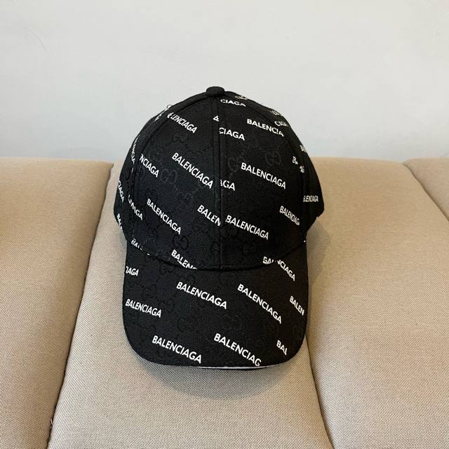 Balenciaga's new logo baseball cap in a cool colorway, perfect for both men and